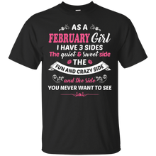 As A February Girl T-Shirt Womens Birthday Gifts Shirt