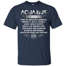 Aquarius Certified Either Love Hard T-shirt