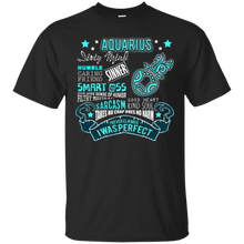 Aquarius T-shirt Dirty Mind Humble Caring Friend Filthy