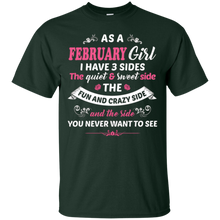 As A February Girl T-Shirt Womens Birthday Gifts Shirt
