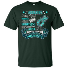 Aquarius T-shirt Dirty Mind Humble Caring Friend Filthy