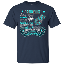 Aquarius T-shirt Dirty Mind Humble Caring Friend Filthy