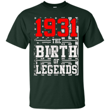 1931 The Birth Of Legends Gift For 86 Yrs Years Old 86th