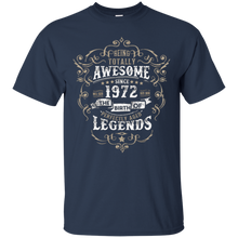 Awesome since 1972 46th Birthday T Shirt 46 Years Old