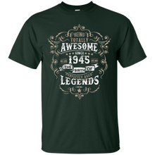 Awesome since 1945 73rd Birthday T Shirt 73 Years Old